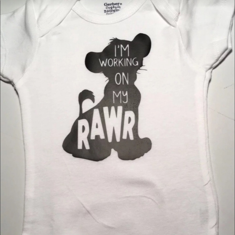 Newborn Lion King Unisex Boys Girls Baby Onesie